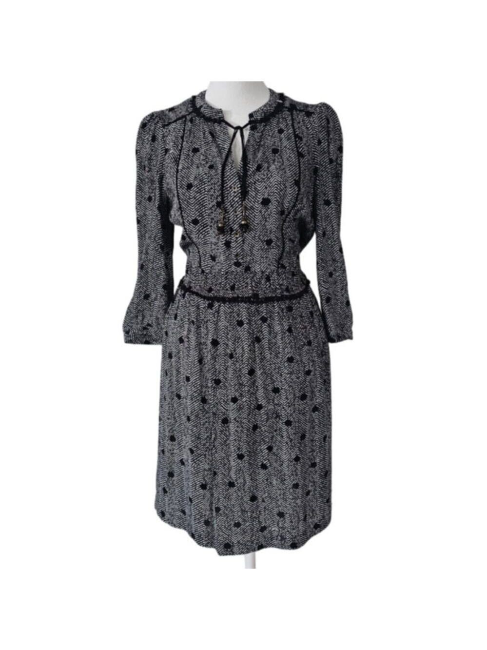 Maeve by Anthropologie Galen Chevron Print Dress Size XS